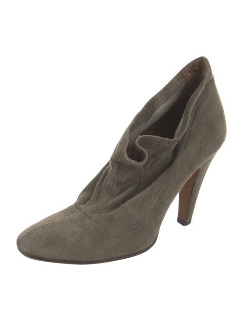 Moschino Suede Lace-Up Boots