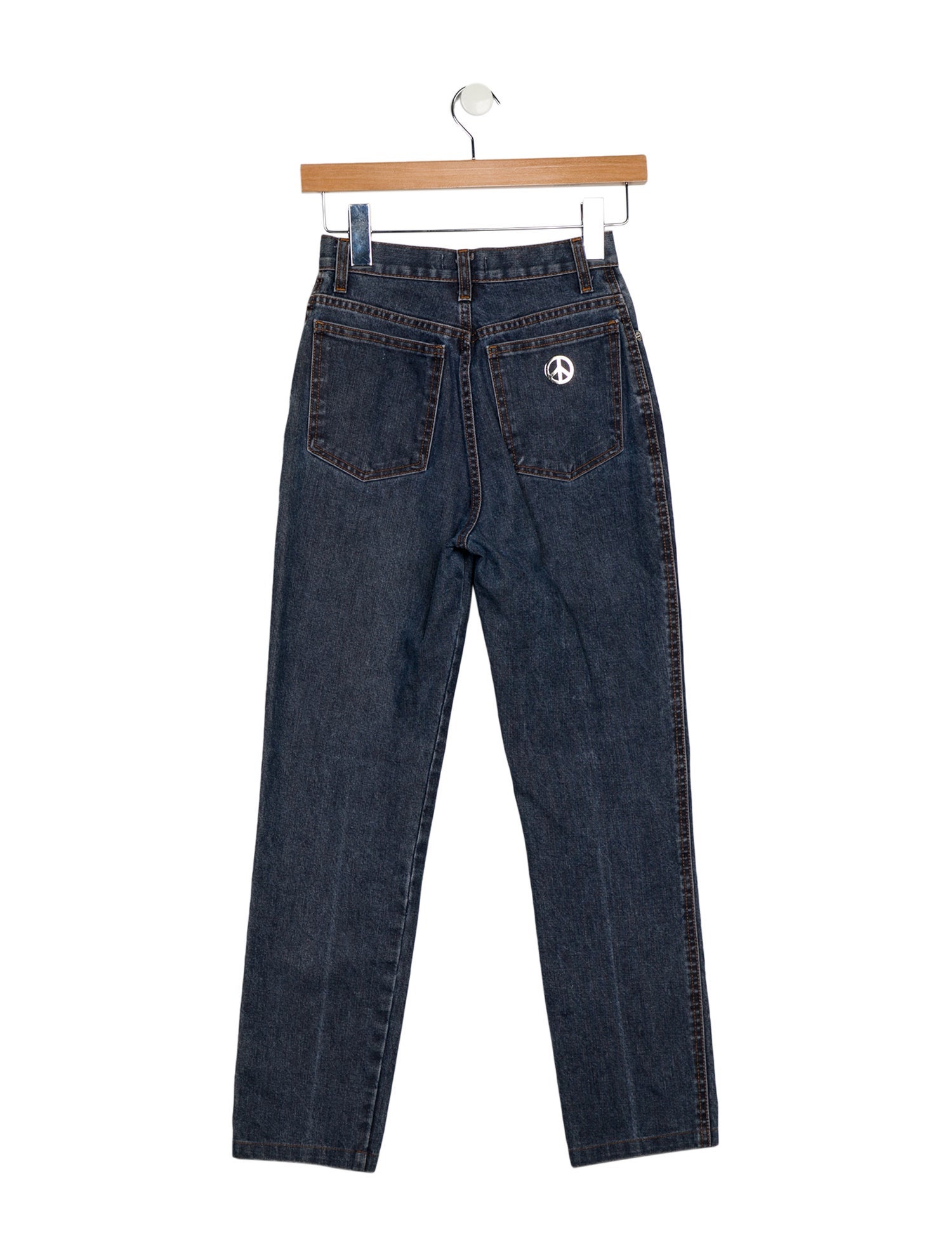 Moschino Jeans Mid-Rise Skinny Leg Jeans