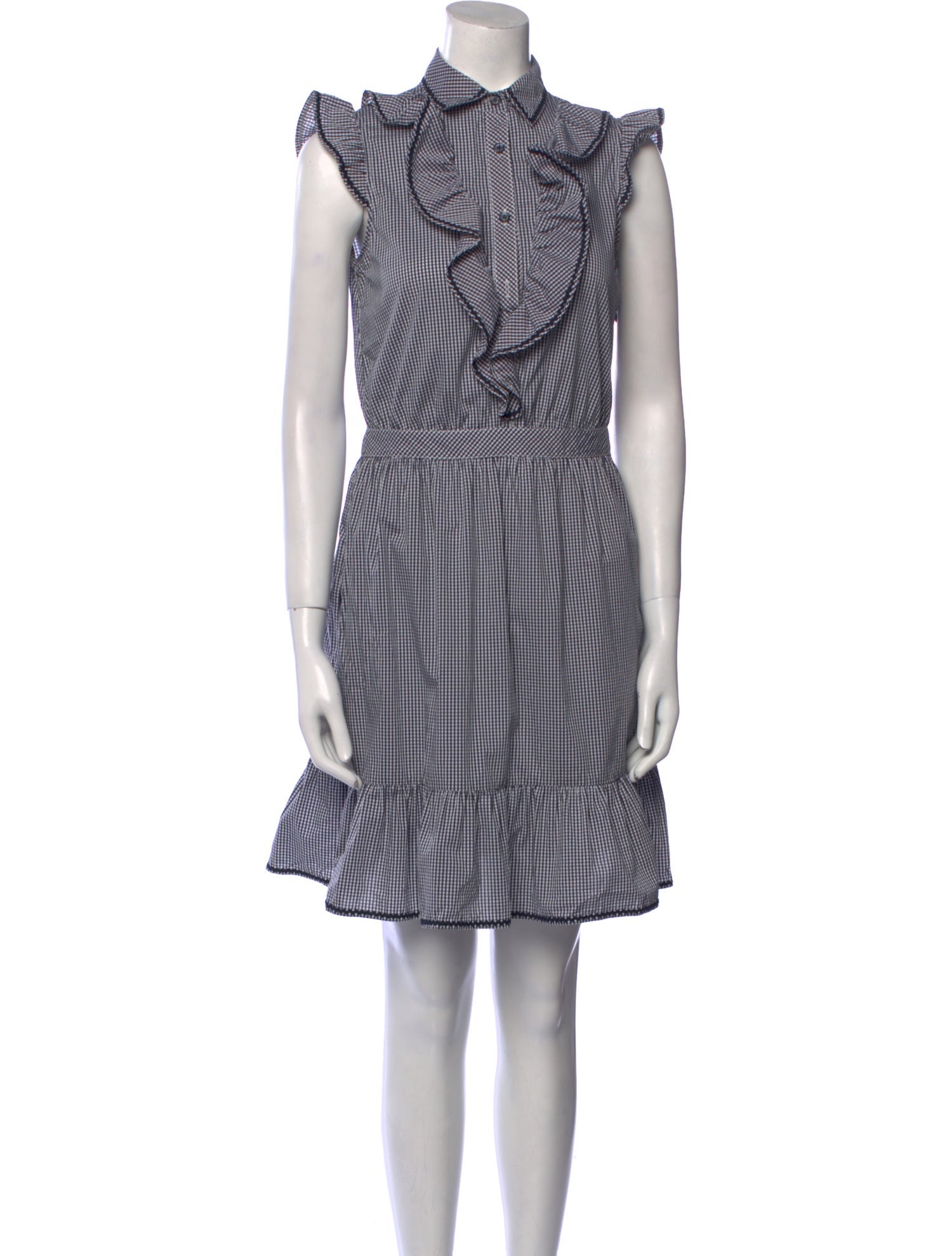Moschino Plaid Print Knee-Length Dress