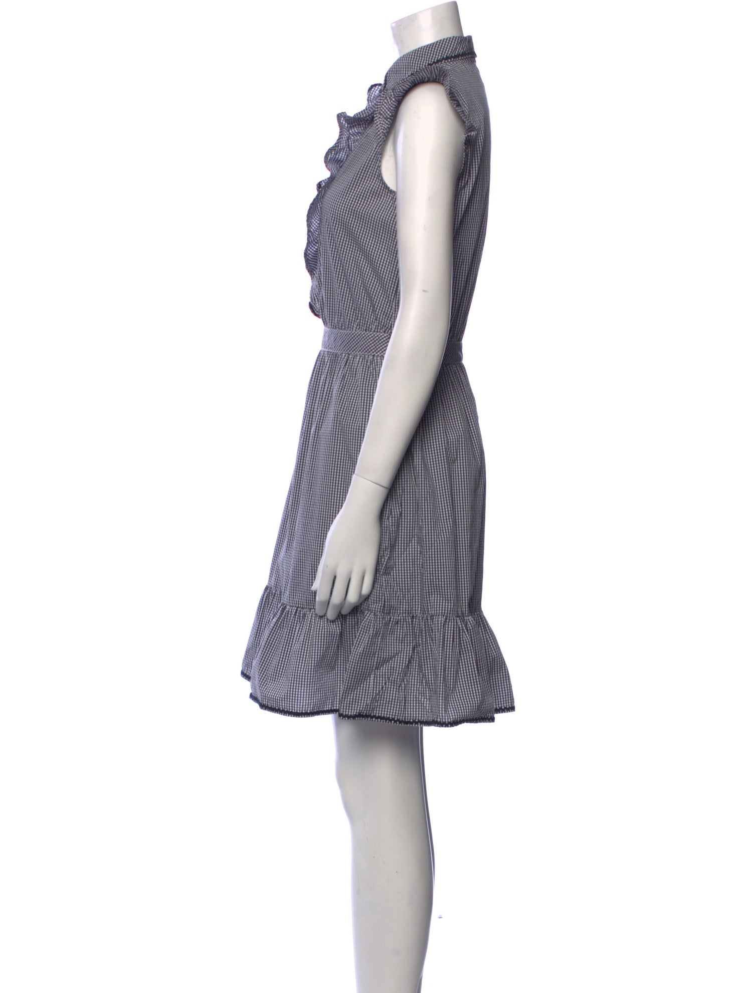 Moschino Plaid Print Knee-Length Dress