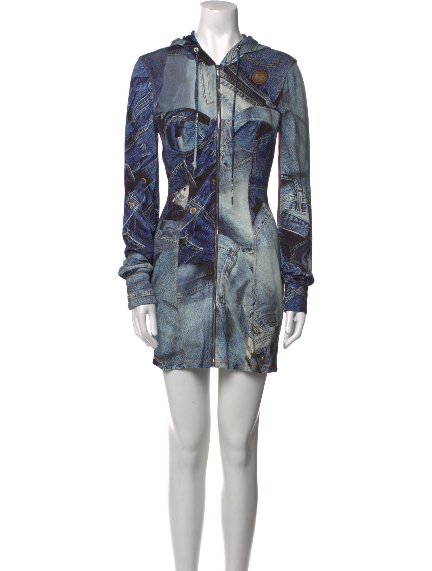 Moschino Jeans Paisley Print Mini Dress