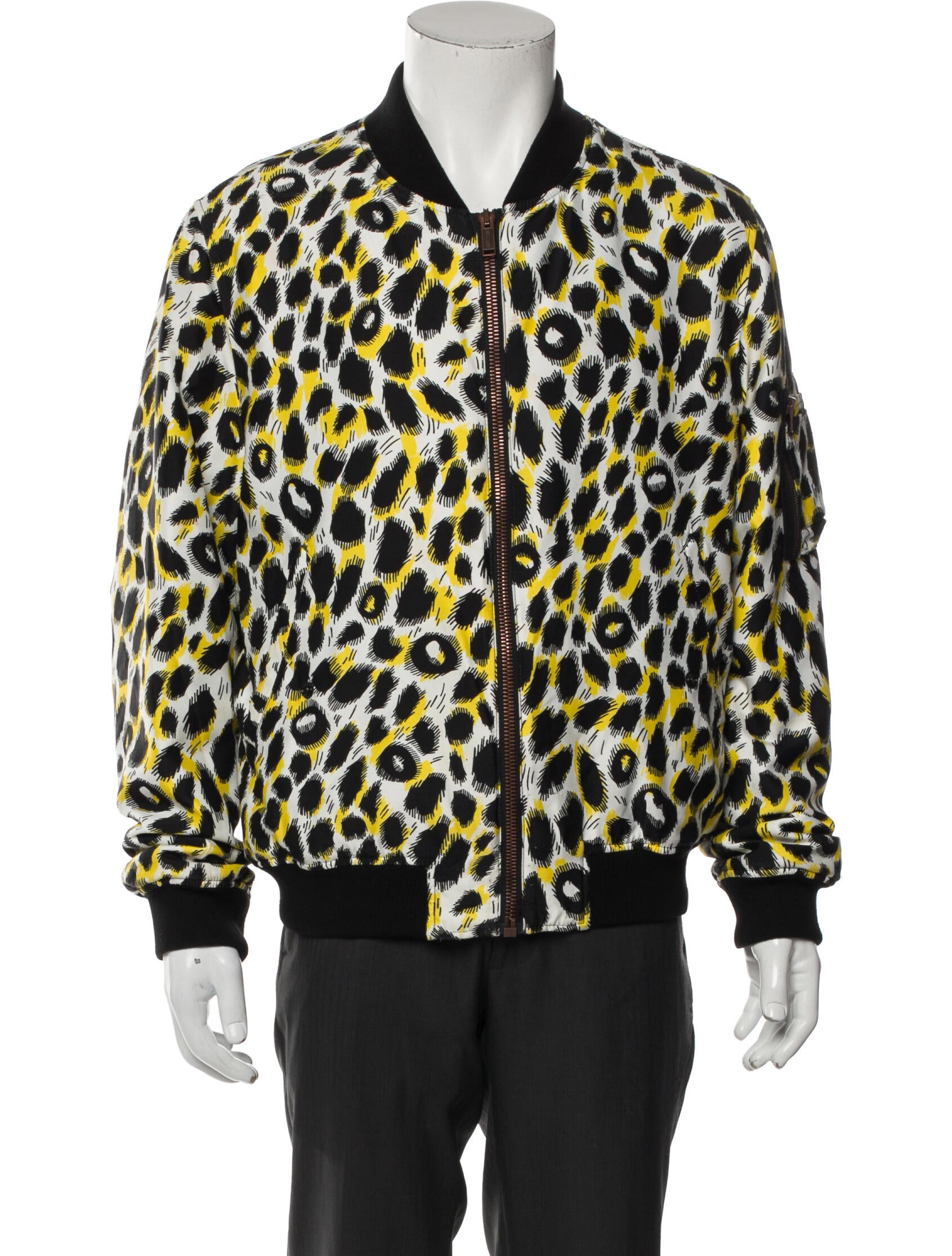 Moschino Animal Print Bomber Jacket - Outerwear, Clothing