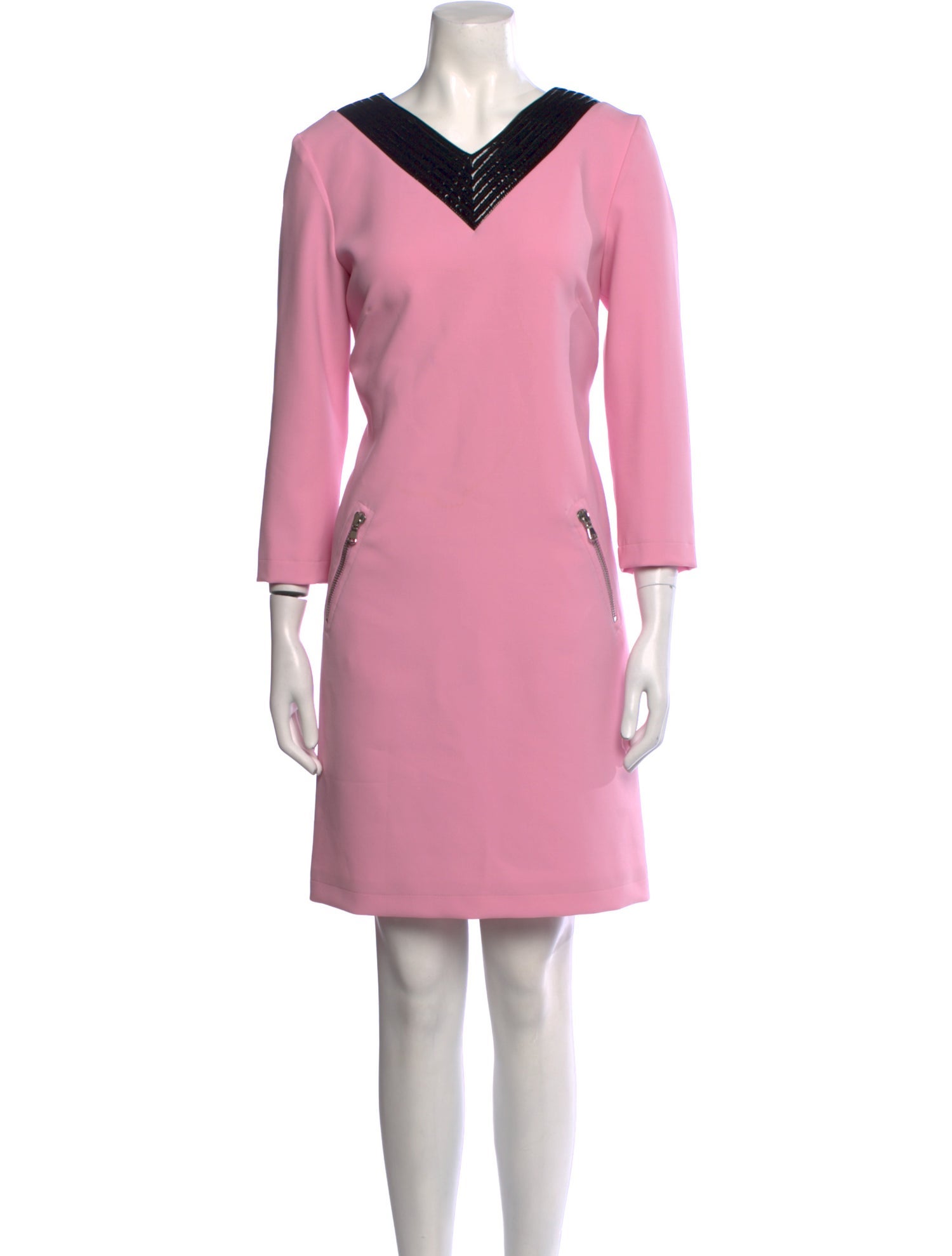 Moschino Couture V-Neck Mini Dress