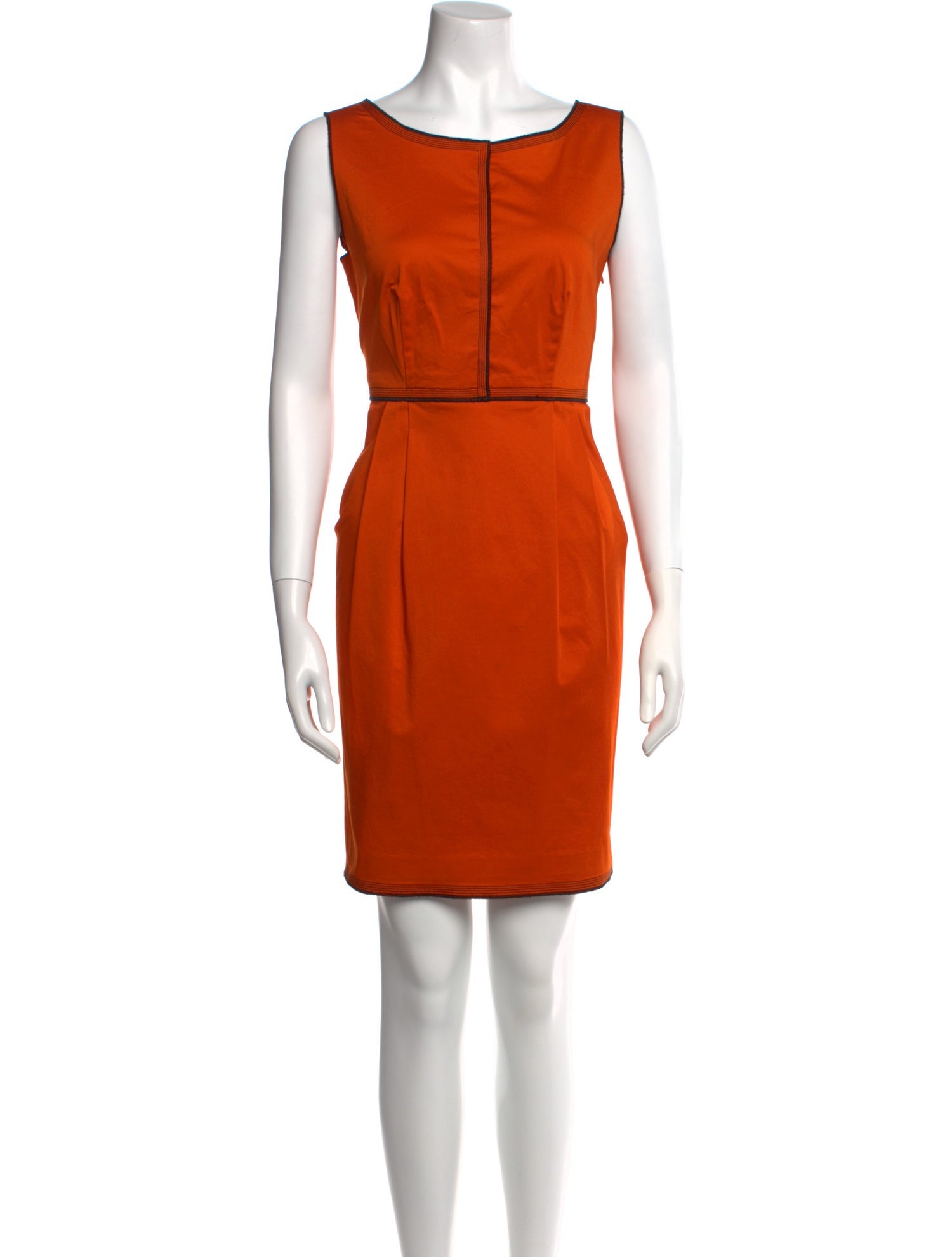 Moschino Bateau Neckline Mini Dress