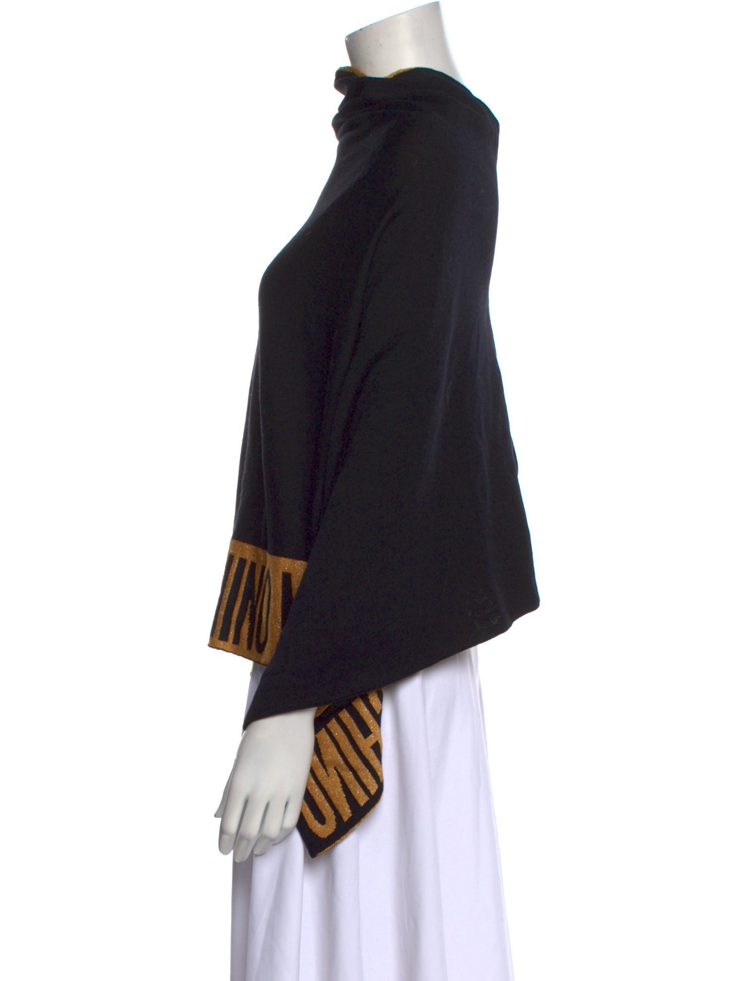 Moschino Graphic Print Turtleneck Sweater