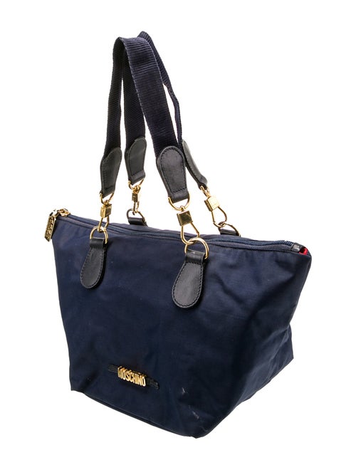 Moschino Canvas Top Handle Bag
