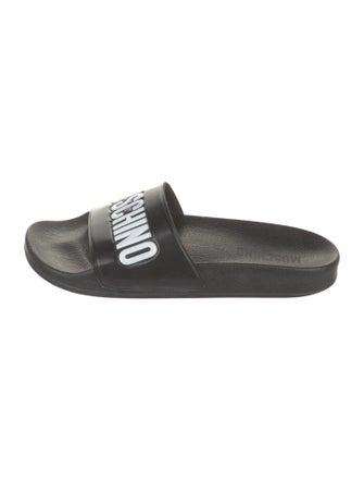 Moschino Rubber Printed Slides