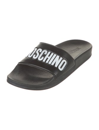 Moschino Rubber Printed Slides
