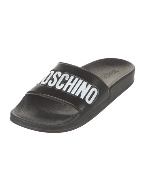 Moschino Rubber Printed Slides