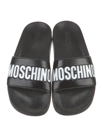 Moschino Rubber Printed Slides