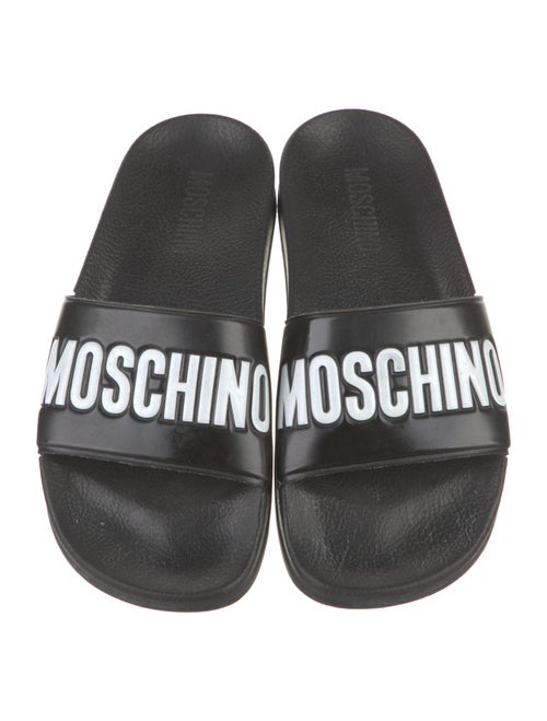 Moschino Rubber Printed Slides