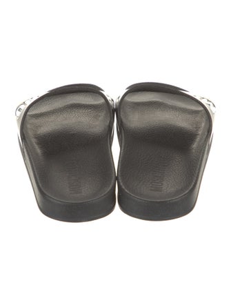 Moschino Rubber Printed Slides