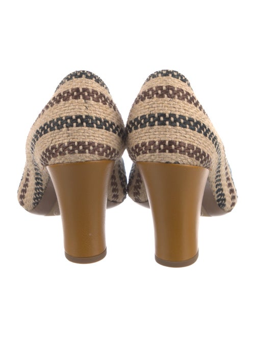 Dries Van Noten Jute Pleated Accents Pumps