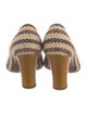 Dries Van Noten Jute Pleated Accents Pumps