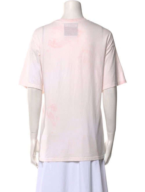 Moschino Graphic Print Bateau Neckline T-Shirt