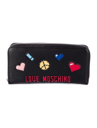 Moschino Printed Continental Wallet