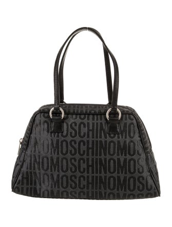 Moschino Canvas Top Handle Bag