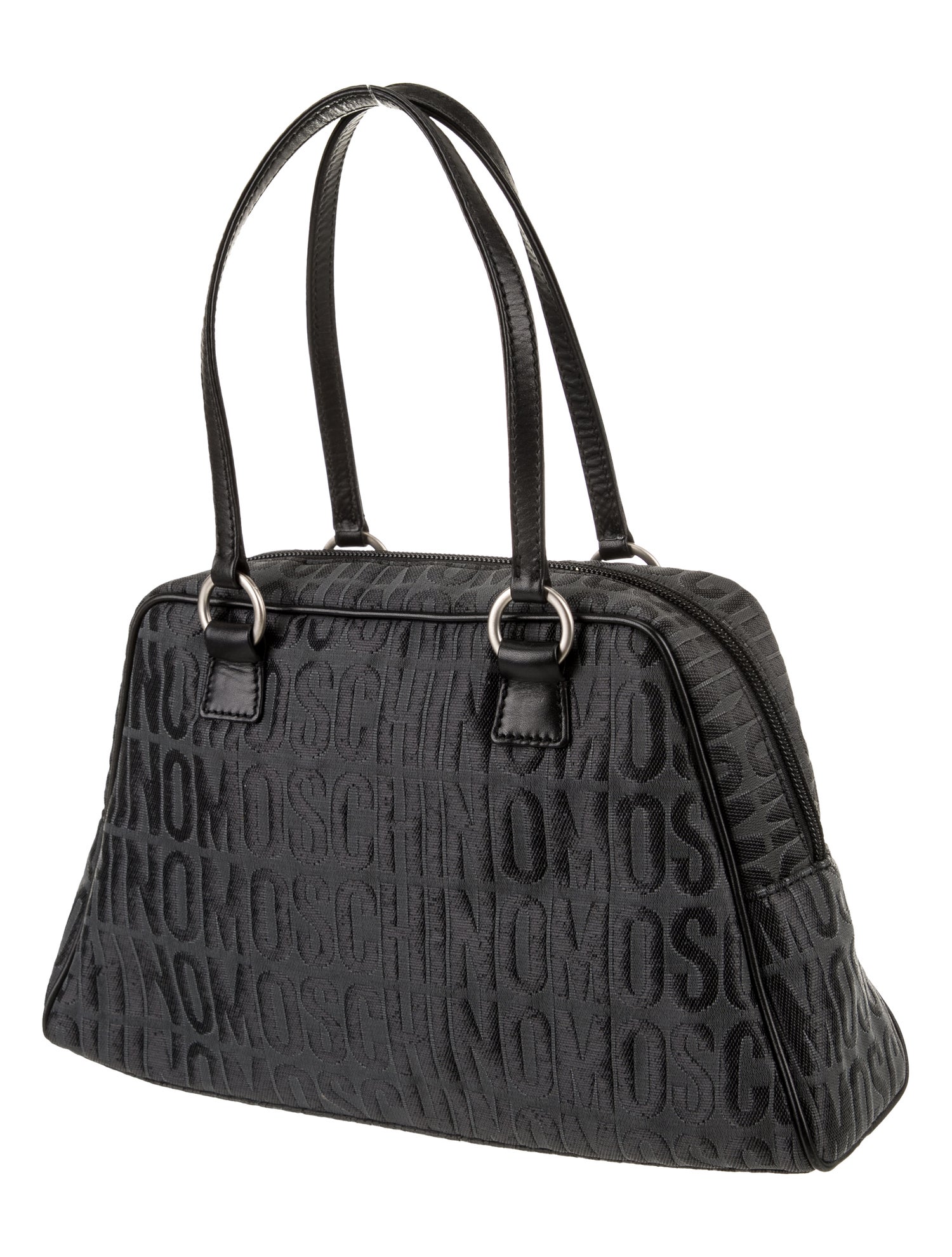 Moschino Canvas Top Handle Bag