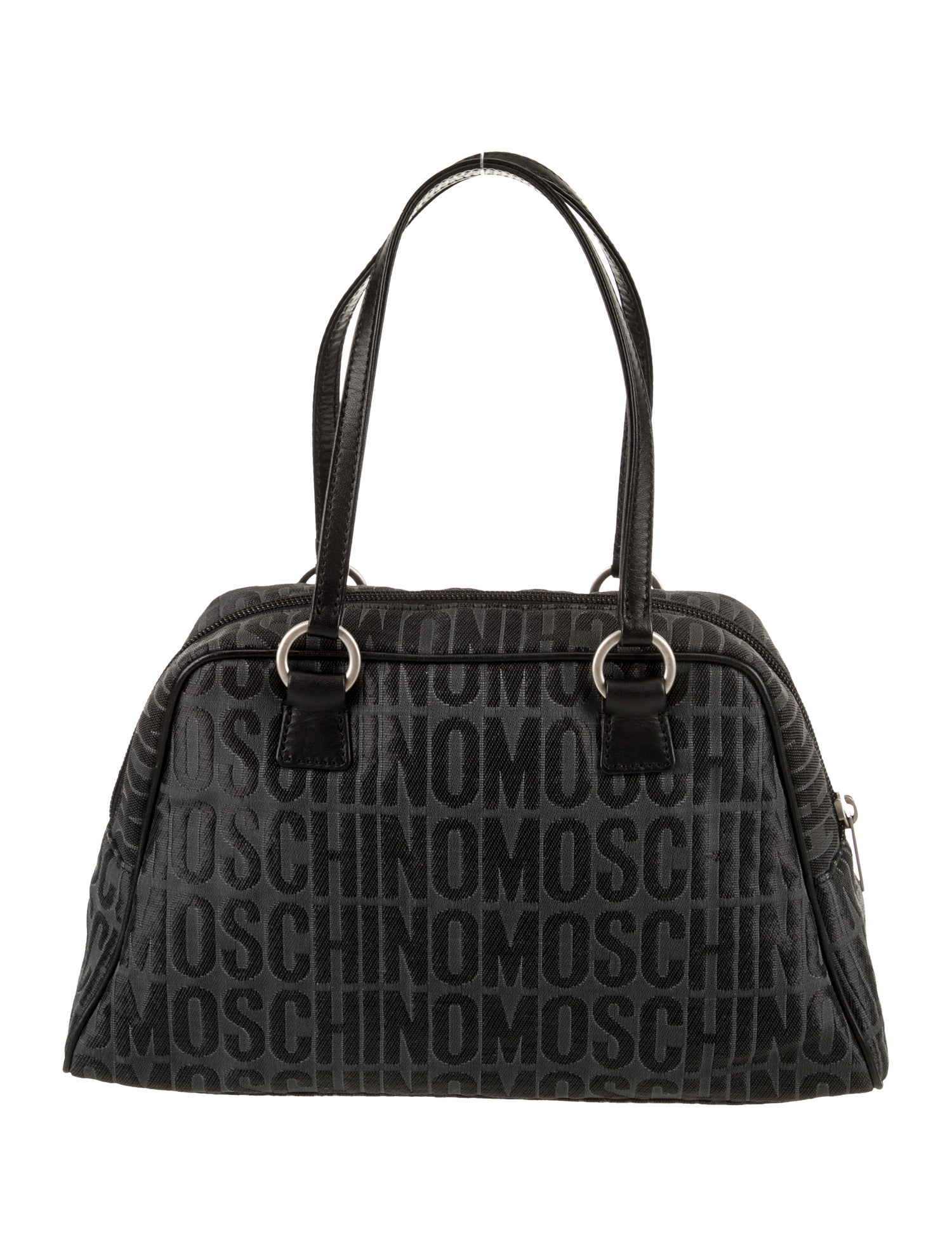 Moschino Canvas Top Handle Bag