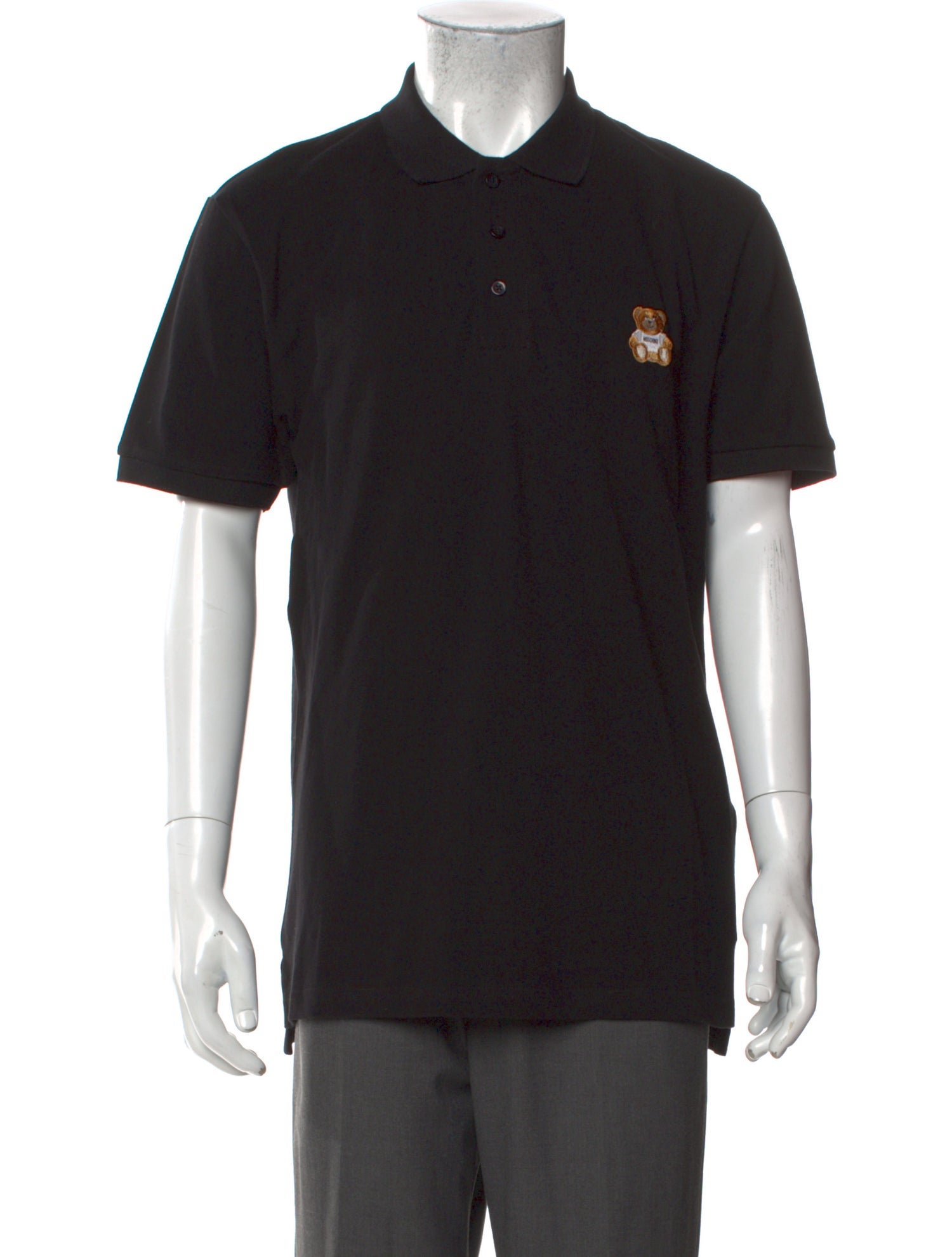 Moschino Couture Collar Short Sleeve Polo Shirt