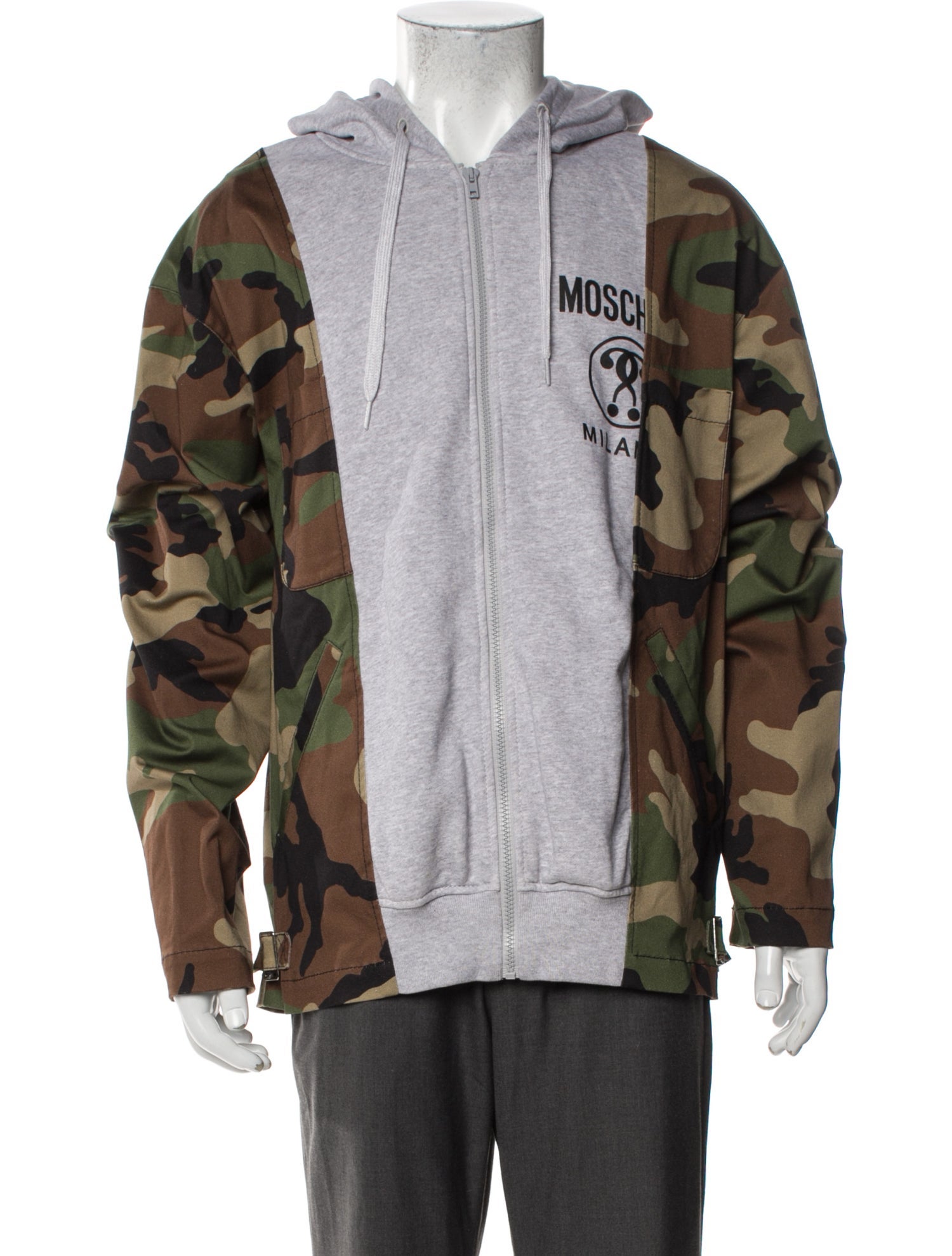 Moschino Couture Camouflage Print Parka