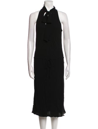 Moschino Halterneck Midi Length Dress