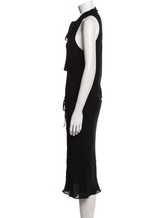 Moschino Halterneck Midi Length Dress