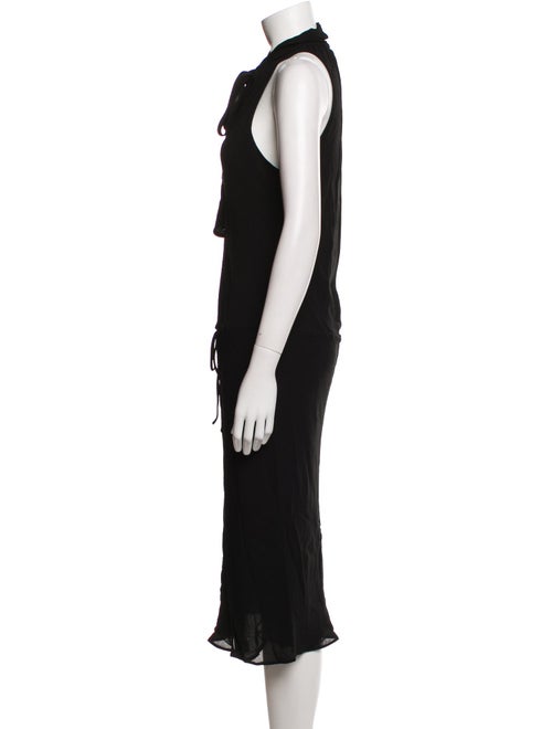 Moschino Halterneck Midi Length Dress