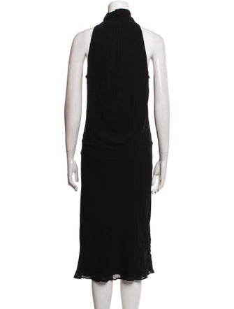 Moschino Halterneck Midi Length Dress