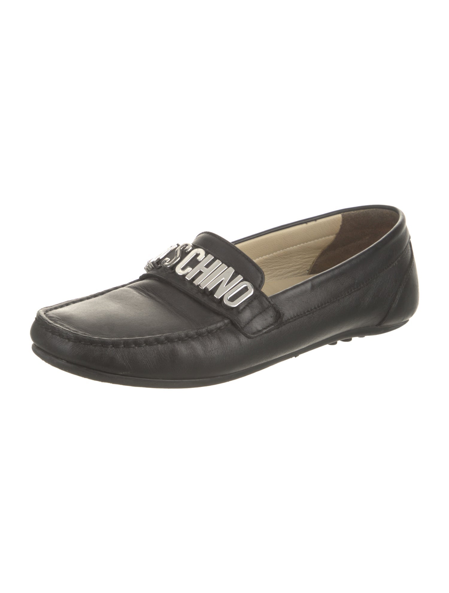 Moschino Leather Loafers