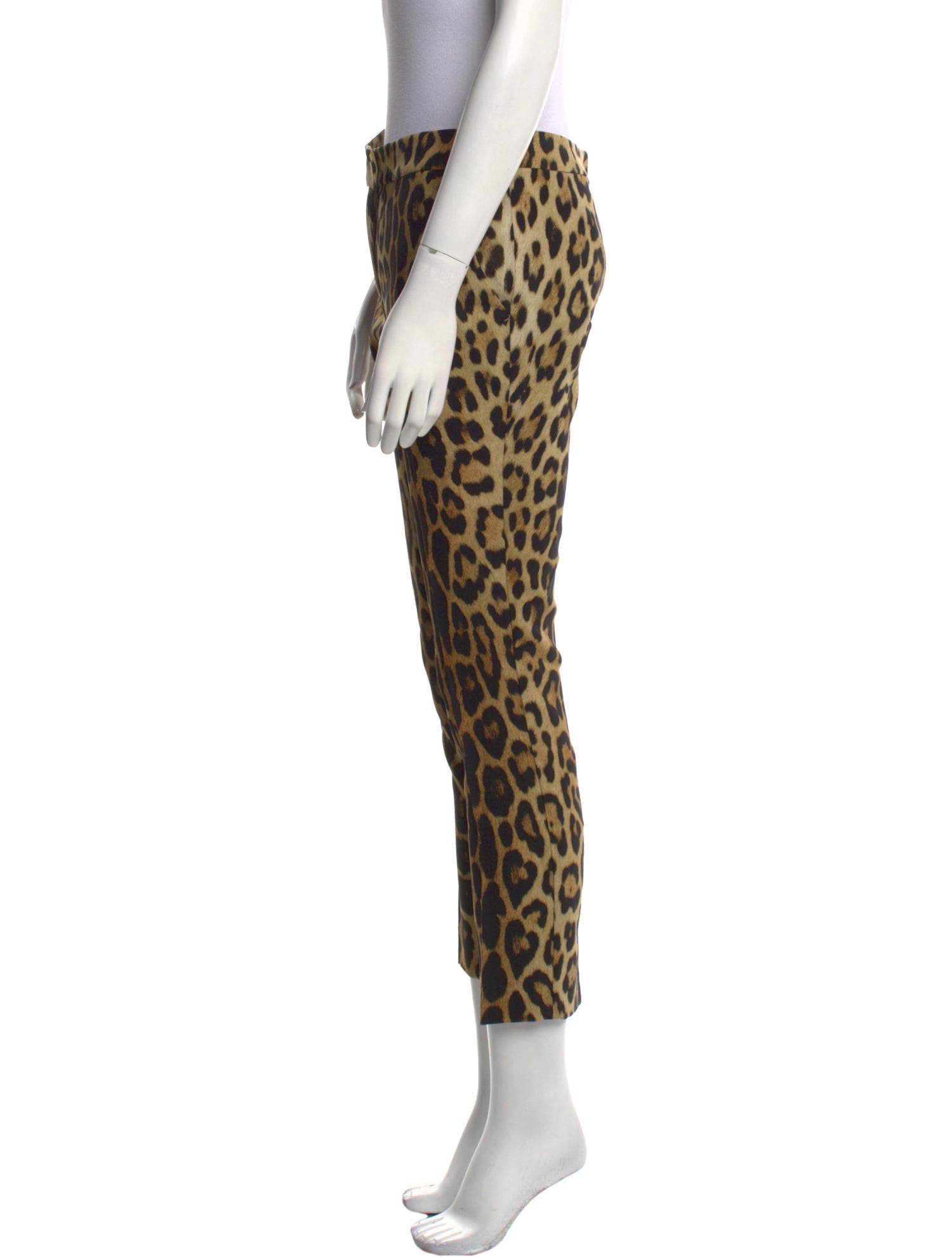 Moschino Animal Print Straight Leg Pants