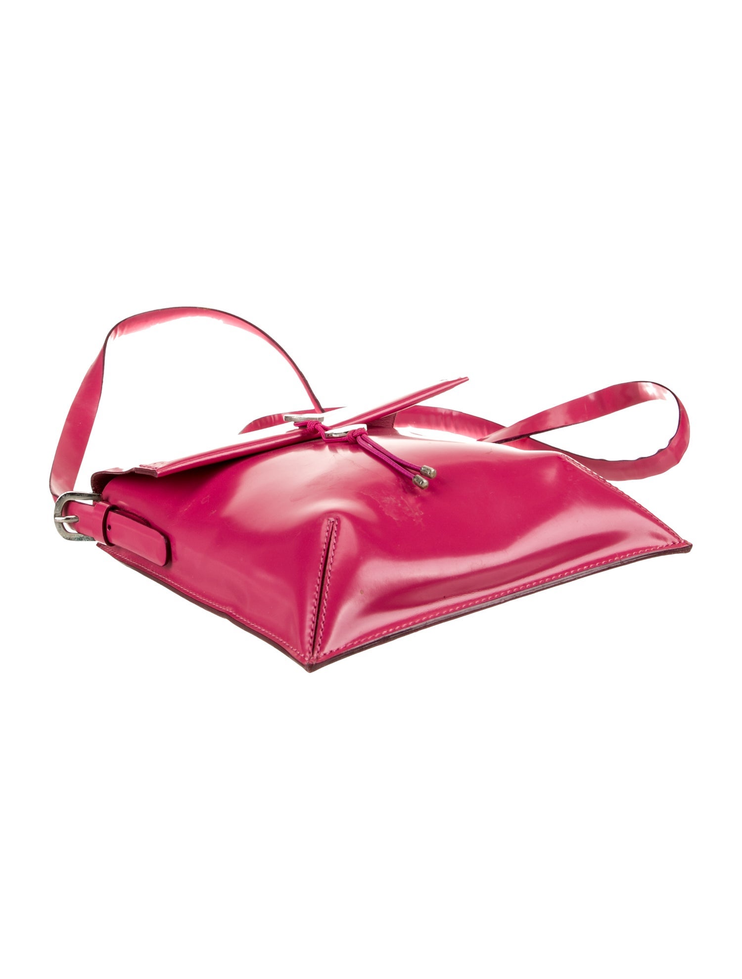 Moschino Patent Leather Crossbody Bag