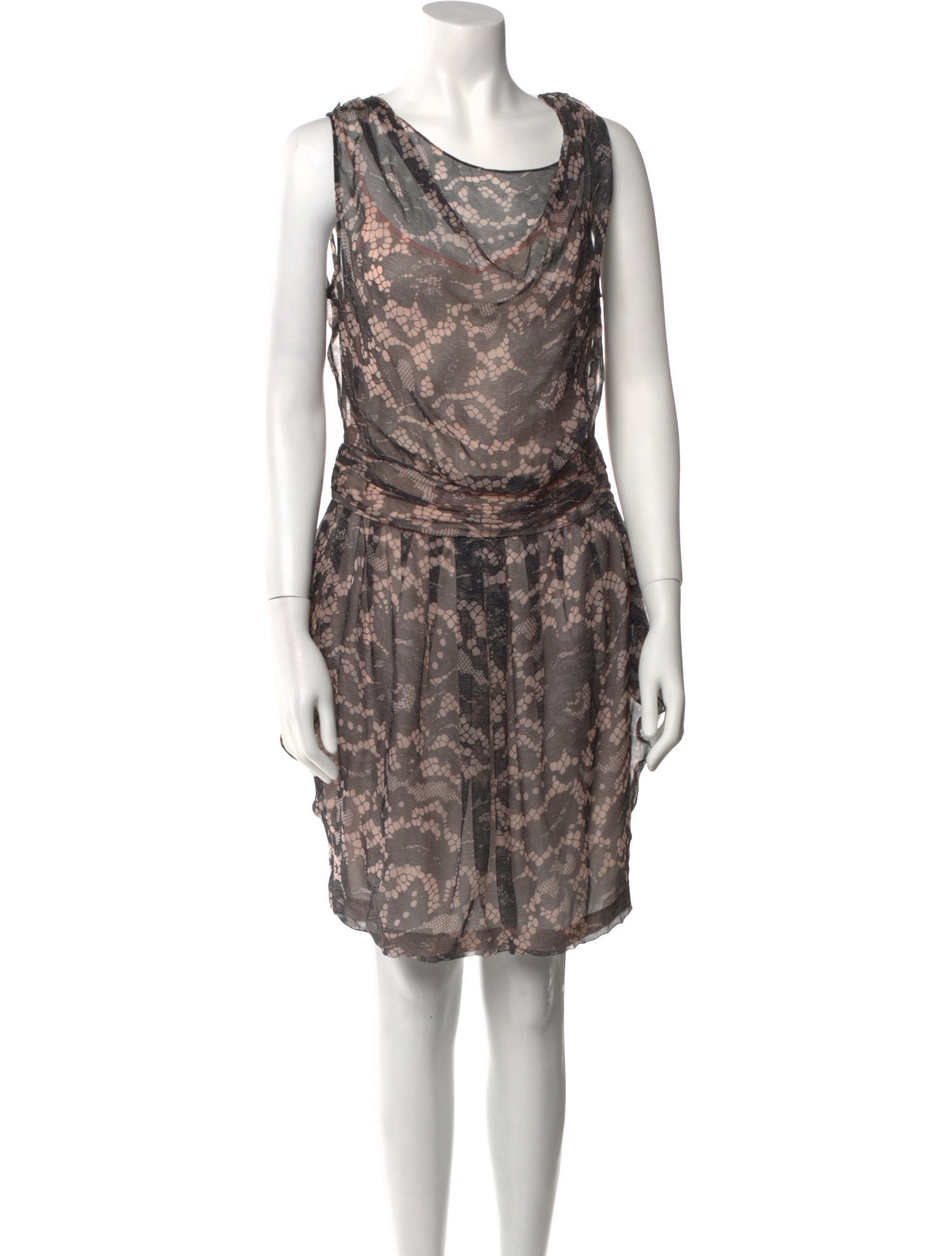 Moschino Printed Mini Dress w/ Tags