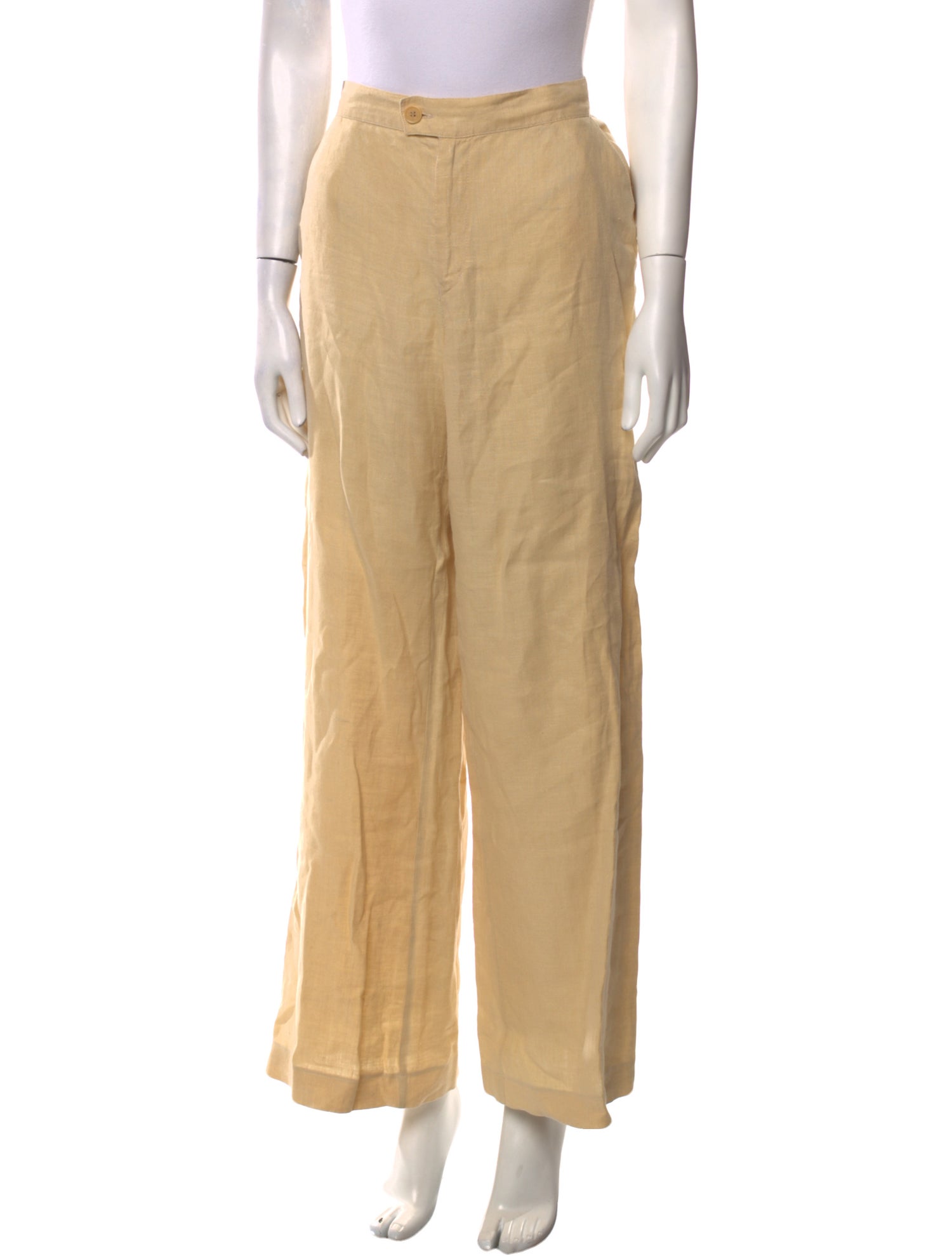 Moschino Linen Wide Leg Pants