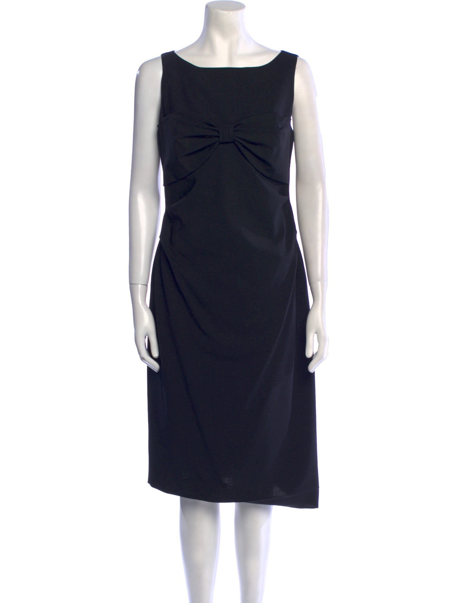 Moschino Cheap and Chic Virgin Wool Midi Length Dress