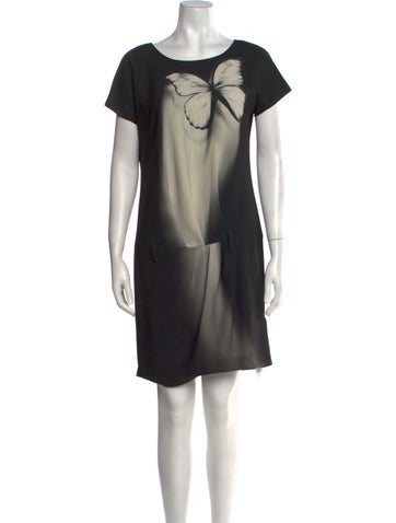 Moschino Dresses Bateau Neckline Mini Dress M