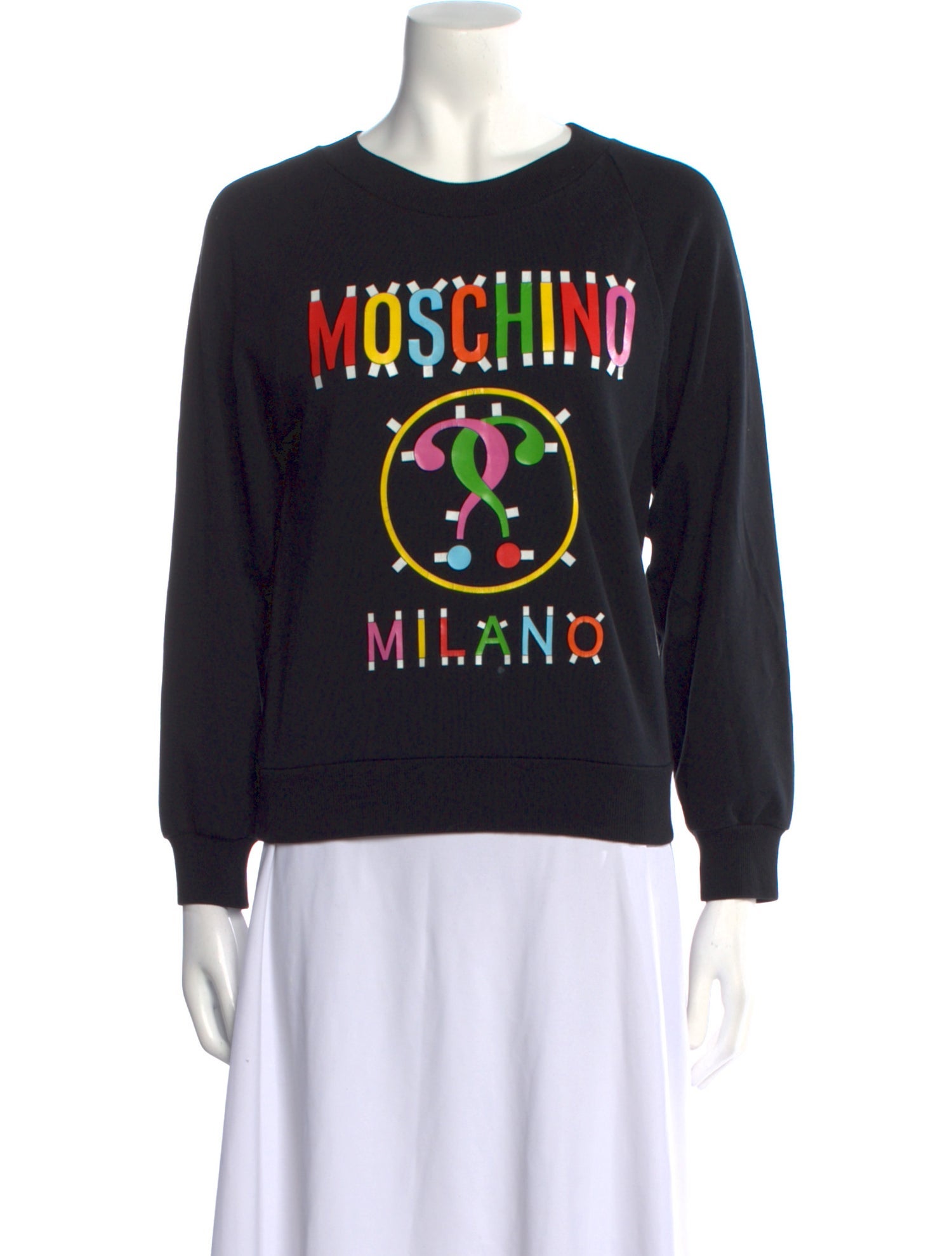 Mousse Black Graphic Print Sweatshirt
