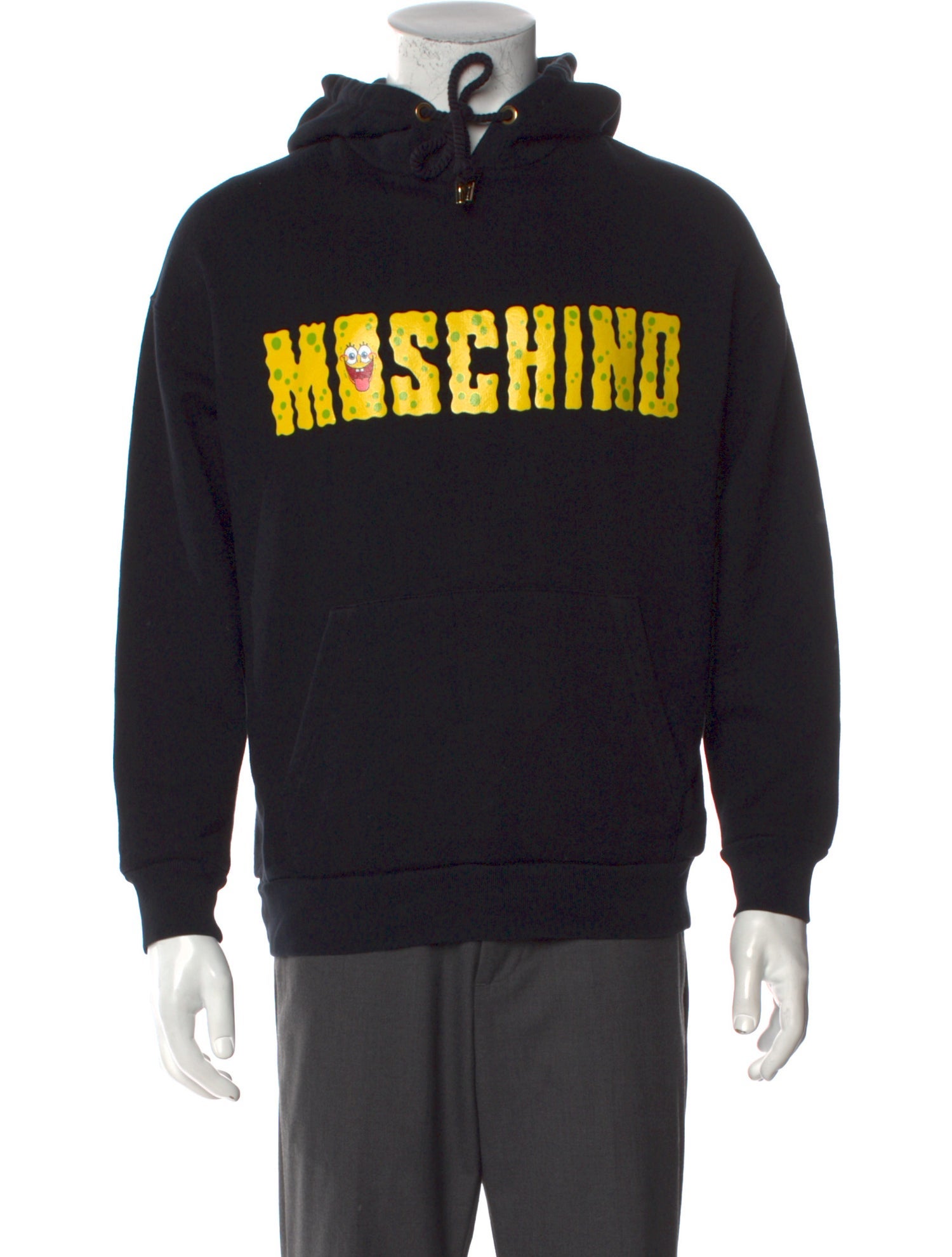 Moschino Graphic Print Crew Neck Hoodie