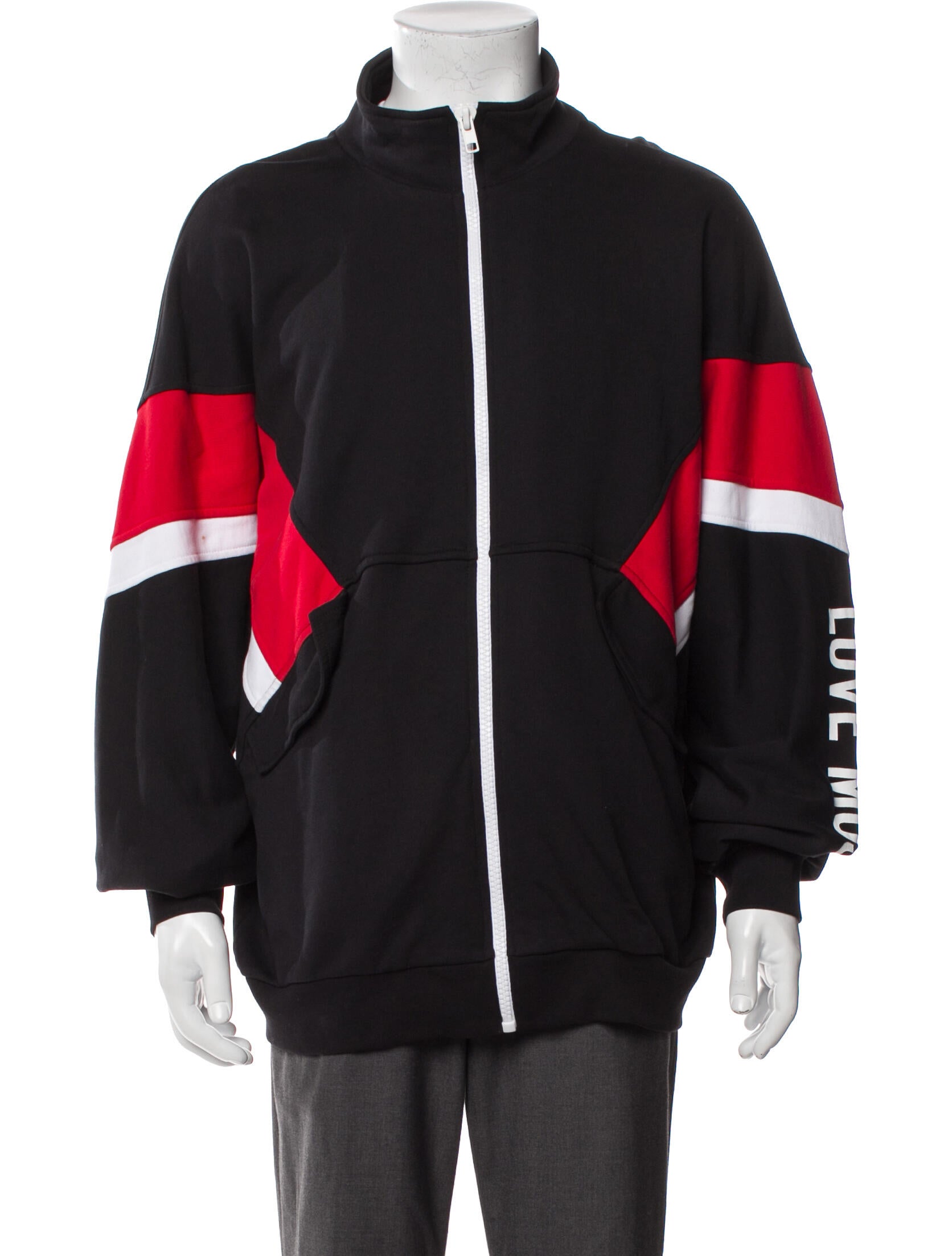 Moschino Colorblock Pattern Windbreaker