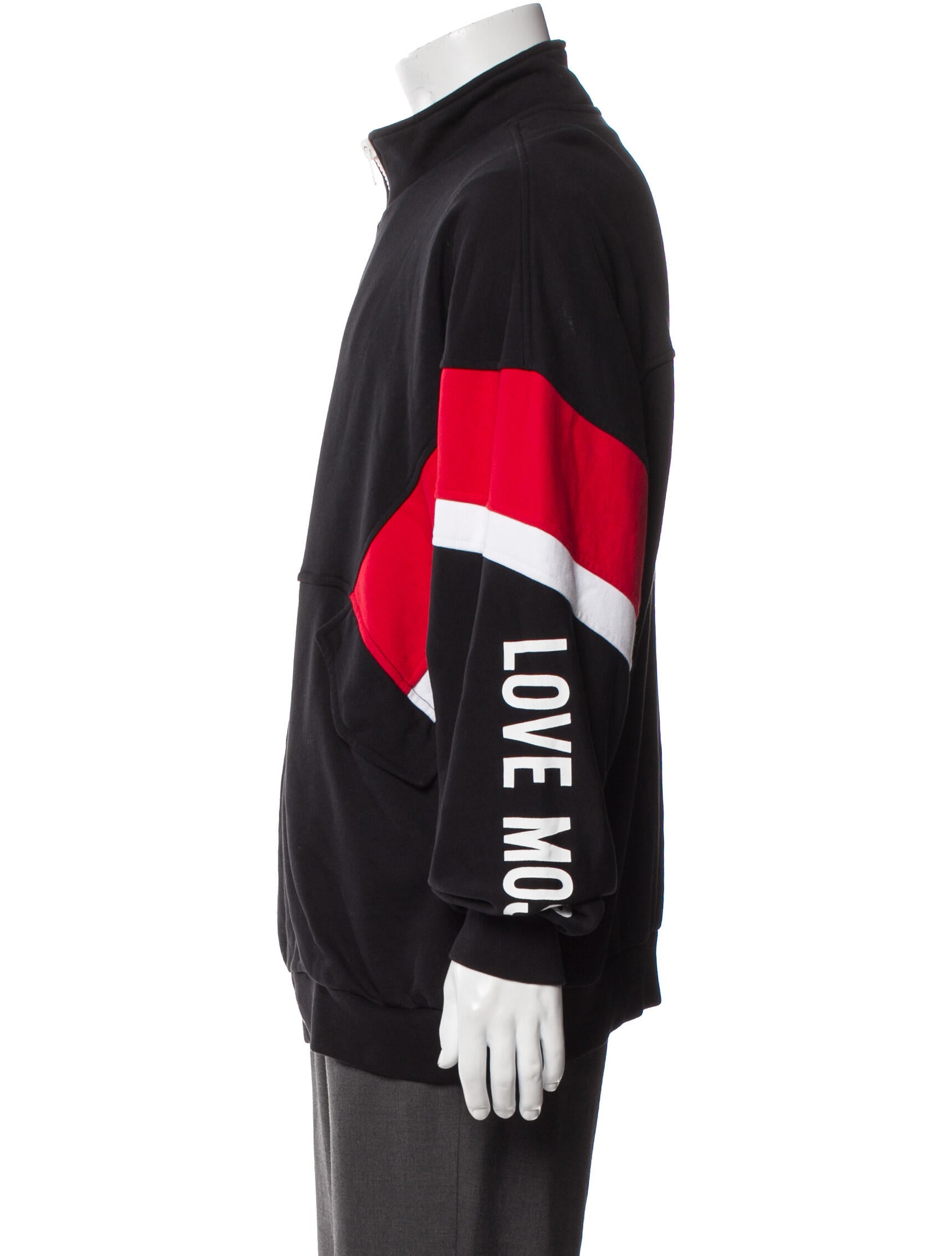 Moschino Colorblock Pattern Windbreaker