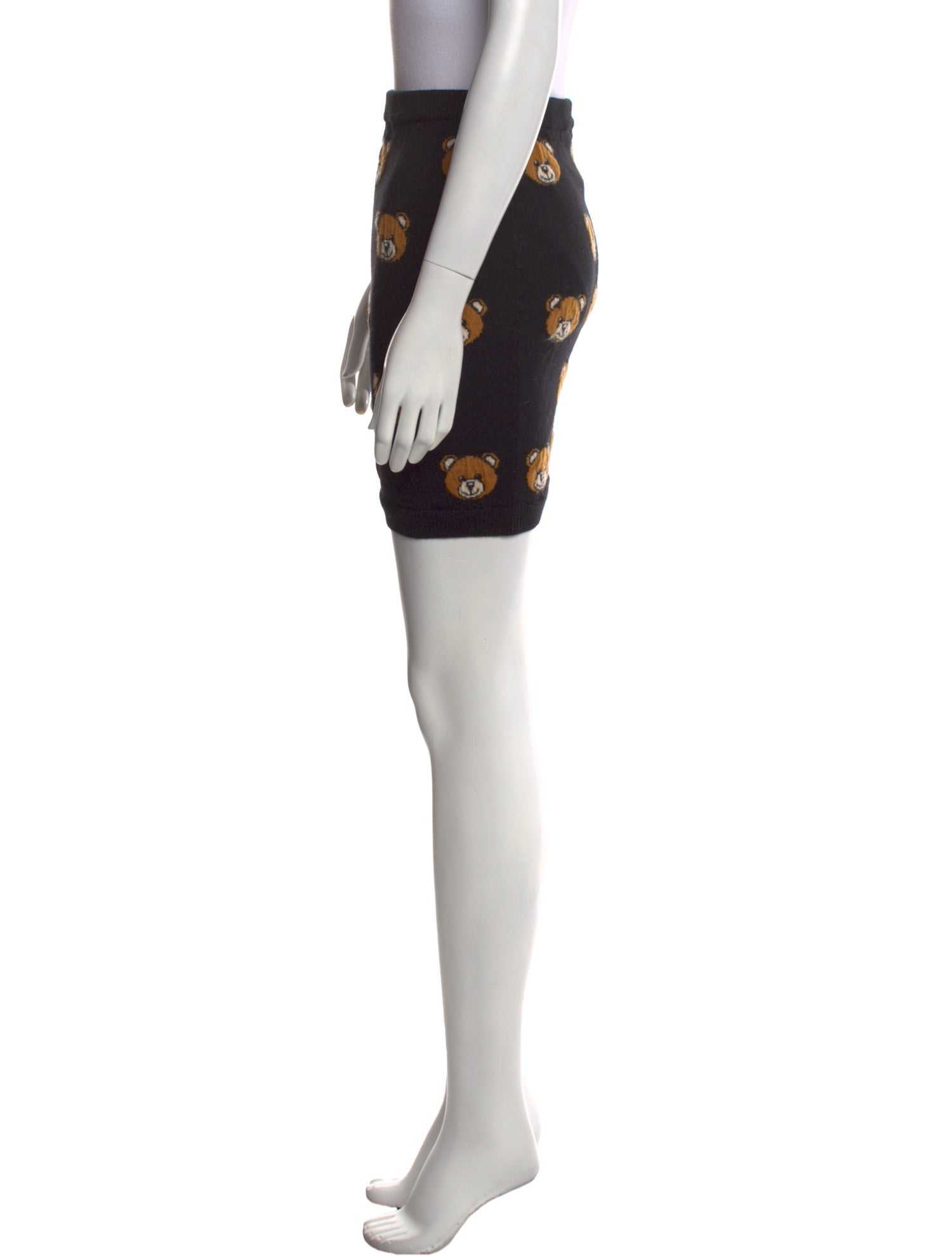 Moschino Couture Virgin Wool Mini Skirt