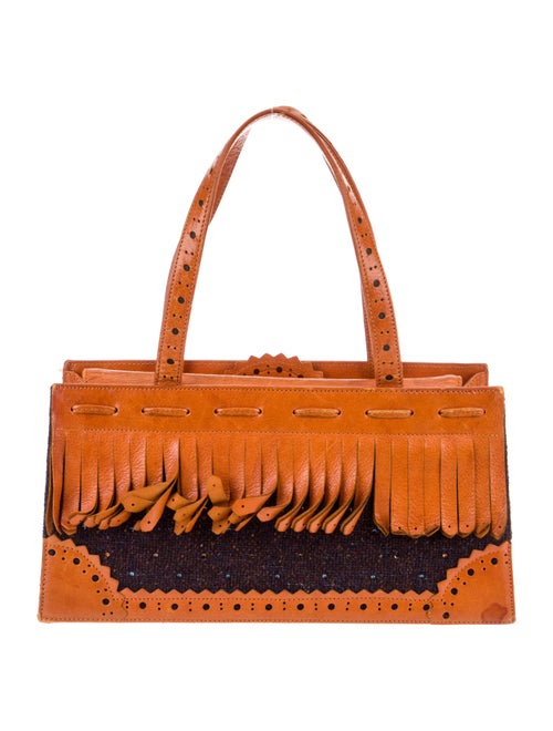 Moschino Canvas Top Handle Bag