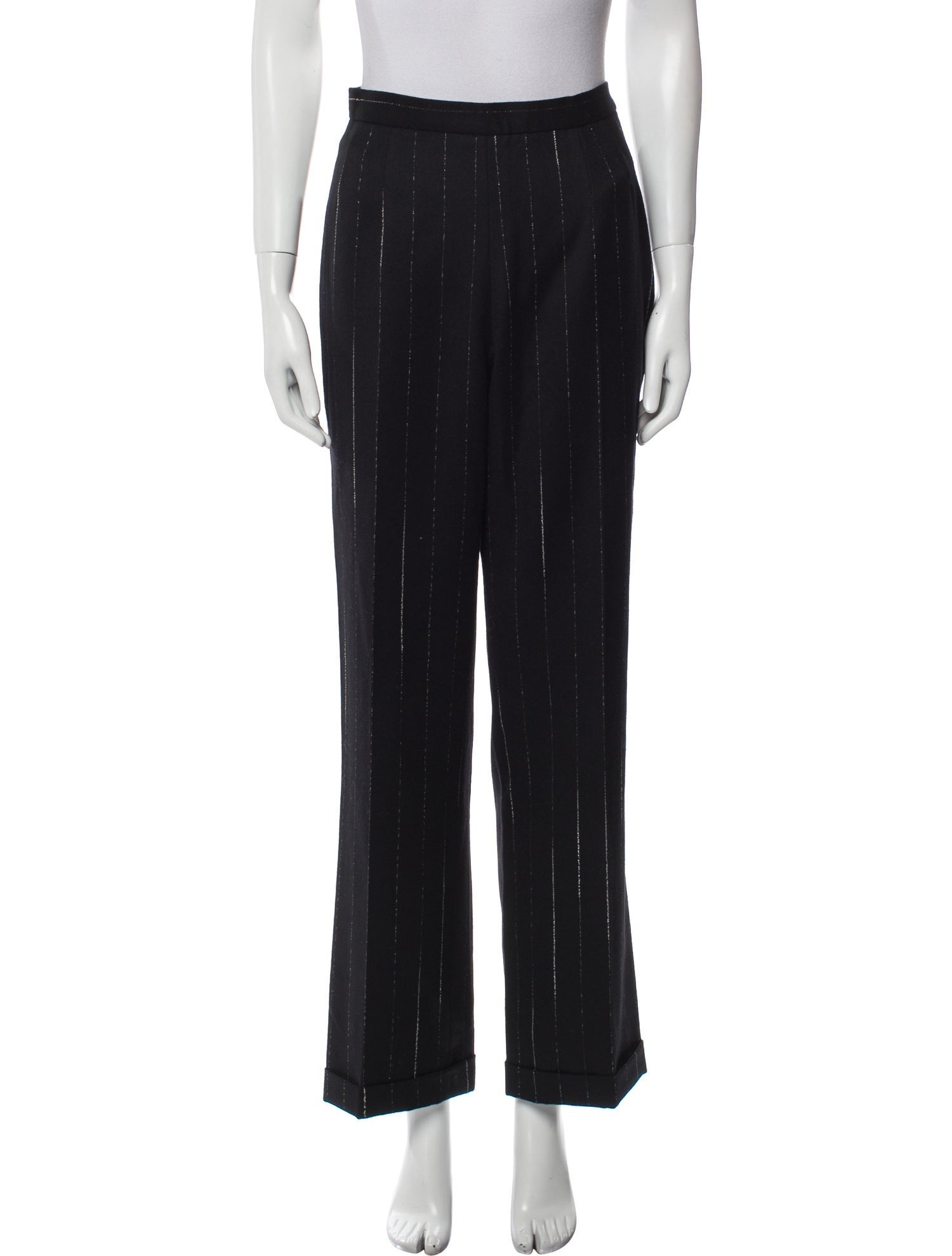 Moschino Virgin Wool Wide Leg Pants
