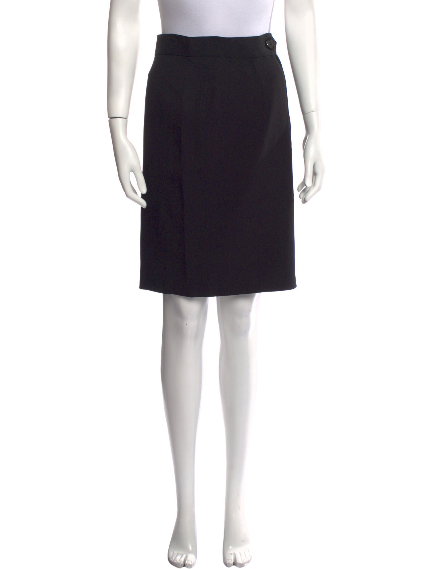 Moschino Embroidered Accent Knee-Length Skirt