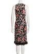 Moschino Floral Print Midi Length Dress