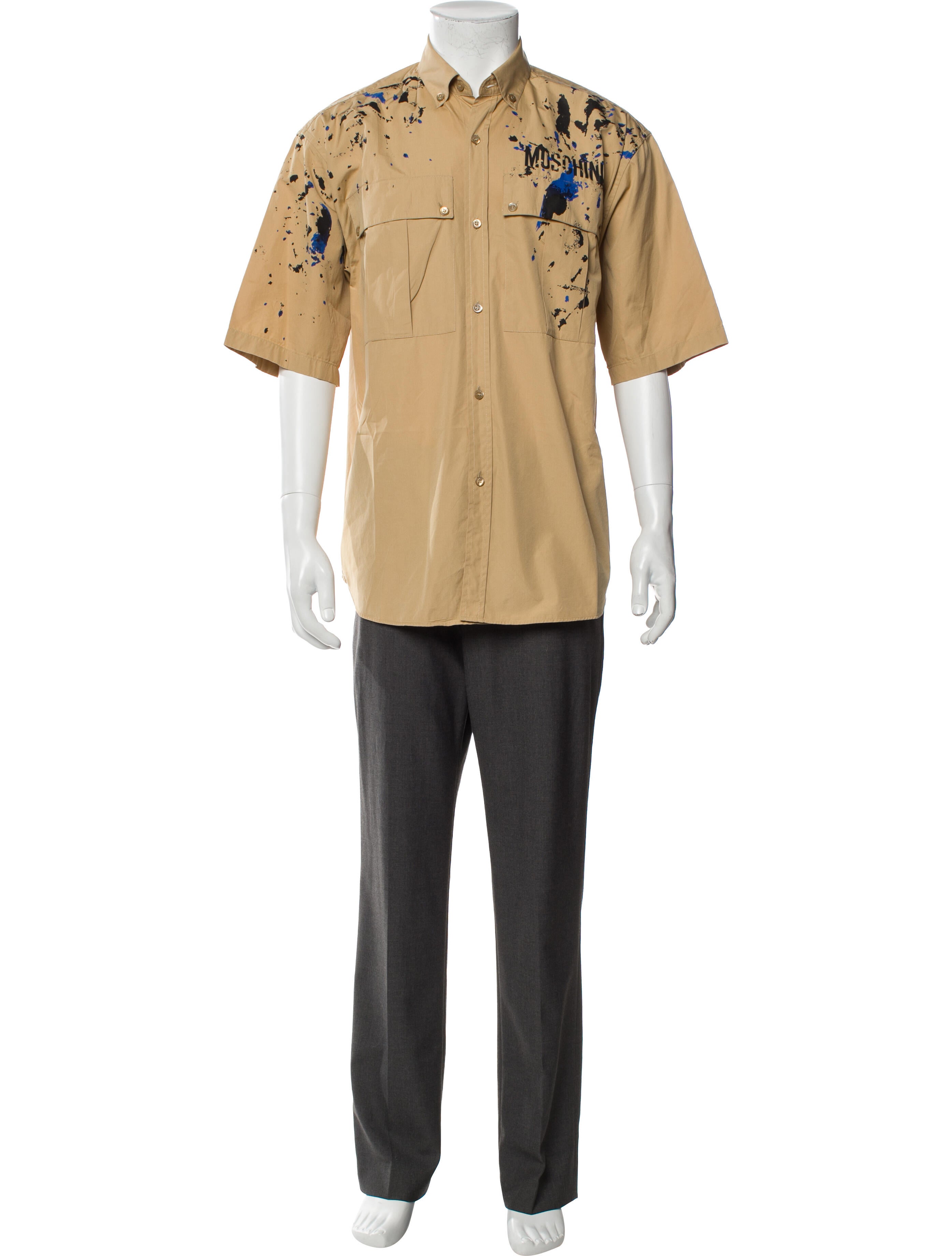 Moschino Printed Short Sleeve Shirt