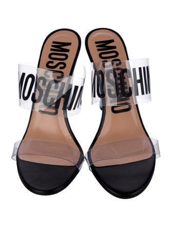 Moschino PVC Printed Slides