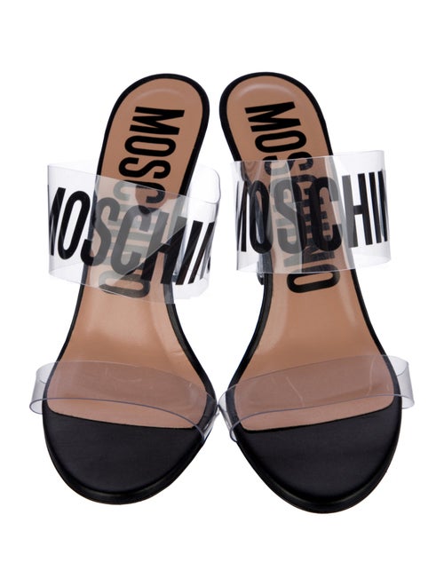 Moschino PVC Printed Slides