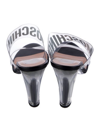 Moschino PVC Printed Slides