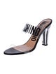 Moschino PVC Graphic Print Slides